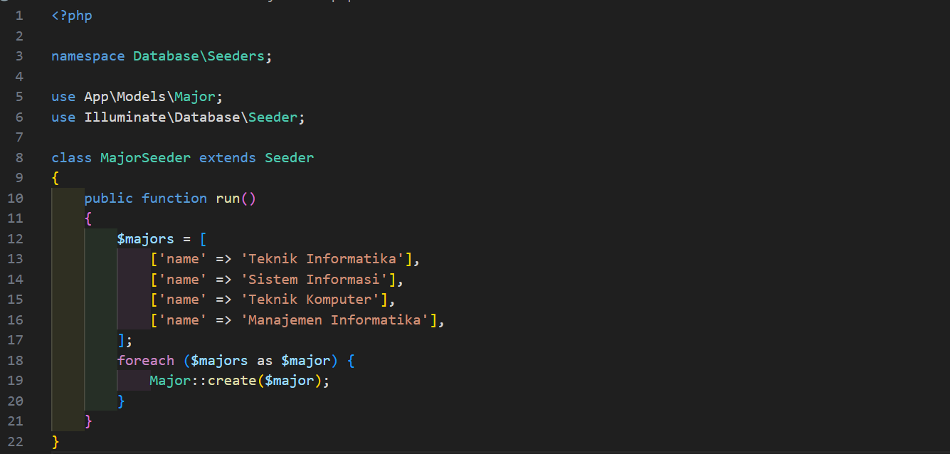 MajorSeeder.php